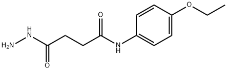 N-(4-ETHOXYPHENYL)-4-HYDRAZINO-4-OXOBUTANAMIDE Struktur