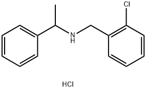 N-(2-CHLOROBENZYL)-1-PHENYL-1-ETHANAMINEHYDROCHLORIDE Struktur