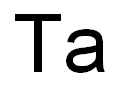 TANTALUM SPUTTERING TARGET, 50.8MM (2.0IN) DIA X 3.18MM (0.125IN) THICK, 99.95% (METALS BASIS EXCLUDING NB) Struktur