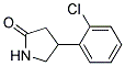 4-(2`-CHLOROPHENYL)-2-PYRROLIDINONE Struktur