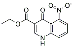 ETHYL 1,4-DIHYDRO-5-NITRO-4-OXOQUINOLINE-3-CARBOXYLATE Struktur