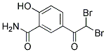 5-(2,2-DIBROMOACETYL)-2-HYDROXYBENZAMIDE Struktur