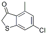 6-chloro-4-methylbenzo[b]thiophene-3(2H)-one Struktur