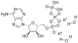 Adenosine 5'-triphosphate dipotassium salt dihydrate
 Struktur