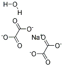 Sodium bioxalate monohydrate Struktur