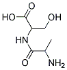 DL-Alany-DL-serine Struktur