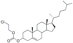 Cholesteryl chloroethylcarbonate Struktur