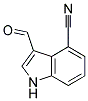 4-Cyanoindole-3-carboxaldehyde Struktur