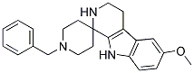 Spiro[N-benzylpiperidine-4',1-(6-methoxy-1,2,3,4-tetrahydro-beta-carboline)] Struktur