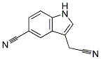 5-Cyanoindole-3-acetonitrile Struktur