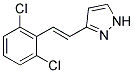 3-(2,6-DICHLOROSTYRYL)-1H-PYRAZOLE Struktur