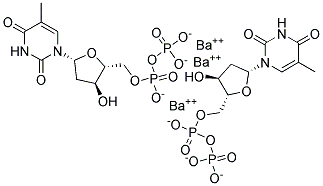 Thymidine-5'-Diphosphate Barium Salt Struktur