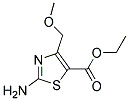 Ethyl 2-Amino-4-Methoxymethyl-5-Thiazole-Carboxylate Struktur