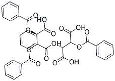 Dibenzoyl-L-tartaric acid Dibenzoyl-D-tartaric acid Struktur