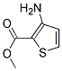 2-thiophenecarboxylic acid,3-amino,methyl ester Struktur