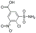 3-Aminosulfonyl-4-chloro-5-nitrobenzoic acid Struktur