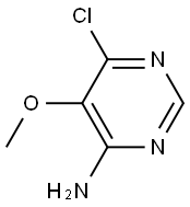 4-Amino-5-methoxy-6-chloro-pyrimidine Struktur