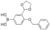 4-(benzyloxy)-3-(1,3-dioxolan-2-yl)
phenylboronic acid Struktur