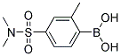 4-(N,N-Dimethylsulphamoyl)-2-methylbenzeneboronic acid Struktur