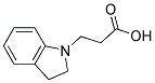 3-(2,3-Dihydro-1H-indol-1-yl)propionic acid Struktur