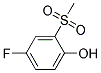 4-Fluoro-2-(methylsulphonyl)phenol Struktur