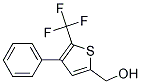 [4-Phenyl-5-(trifluoromethyl)thien-2yl]methanol Struktur