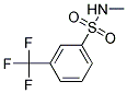 N-Methyl-3-(trifluoromethyl)benzenesulphonamide Struktur