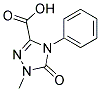 4,5-Dihydro-1-methyl-5-oxo-4-phenyl-1H-1,2,4-triazole-3-carboxylic acid Struktur