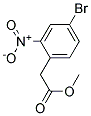 Methyl (4-bromo-2-nitrophenyl)acetate Struktur