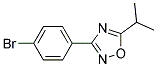 3-(4-Bromophenyl)-5-isopropyl-1,2,4-oxadiazole Struktur