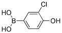 3-Chloro-4-hydroxybenzeneboronic acid Struktur