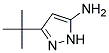 5-Amino-3-(tert-butyl)-1H-pyrazole Struktur