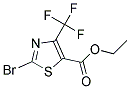 Ethyl 2-bromo-4-(trifluoromethyl)-1,3-thiazole-5-carboxylate Struktur