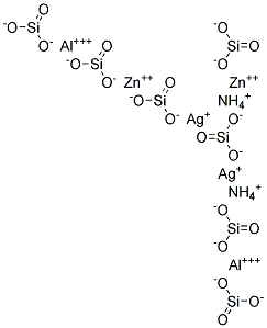 AMMONIUM SILVER ZINC ALUMINUM SILICATE Struktur