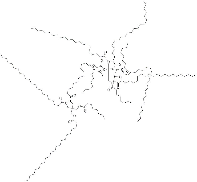 DIPENTAERYTHRITYL HEXAOCTANOATE/HEXABEHENATE Struktur