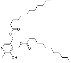 PYRIDOXINE DILAURATE Struktur