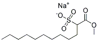 SODIUM METHYL 2-SULFOLAURATE Struktur