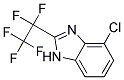 4-chloro-2-(perfluoroethyl)-1H-benzo[d]imidazole Struktur