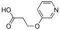 3-(pyridin-3-yloxy)propanoic acid Struktur