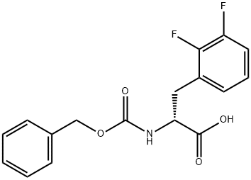 Cbz-2,3-Difluoro-D-Phenylalanine Struktur