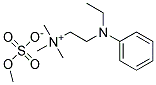 (N-ethylanilinoethyl)trimethylammonium methyl sulfate Struktur