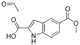 5-Methoxycarbonylindole-2-carboxylicacidethlester Struktur