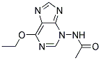 N2-ACETAMIDO-6-ETHOXYPURINE Struktur