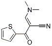 (E)-3-DIMETHYLAMINO-2-(THIOPHENE-2-CARBONYL)-ACRYLONITRILE Struktur