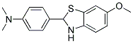 [4-(6-METHOXY-2,3-DIHYDRO-BENZOTHIAZOL-2-YL)-PHENYL]-DIMETHYL-AMINE Struktur