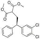 2-[(R)-2-(3,4-DICHLORO-PHENYL)-2-PHENYL-ETHYL]-MALONIC ACID DIMETHYL ESTER Struktur