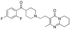 3-{2-[4-(2,4-DIFLUORO-BENZOYL)-PIPERIDIN-1-YL]-ETHYL}-2-METHYL-6,7,8,9-TETRAHYDRO-PYRIDO[1,2-A]PYRIMIDIN-4-ONE Struktur