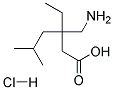 3-AMINOMETHYL-3-ETHYL-5-METHYLHEXANOIC ACID HYDROCHLORIDE Struktur