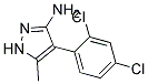 4-(2,4-DICHLORO-PHENYL)-5-METHYL-1H-PYRAZOL-3-YLAMINE Struktur