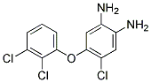 4-CHLORO-5-(2,3-DICHLOROPHENOXY) -1,2-PHENYLENE DIAMINE Struktur